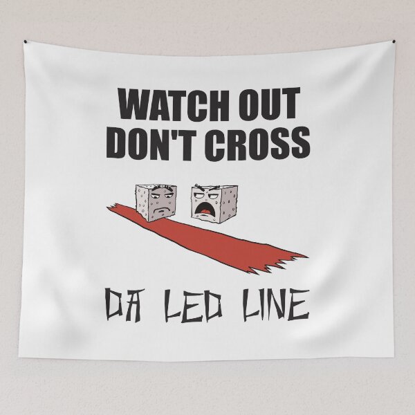 Item preview, Don't cross the red line designed and sold by Redinsart.