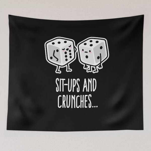 Item preview, Sit-ups Crunches gym dices Six pack abs fitness designed and sold by LaundryFactory.