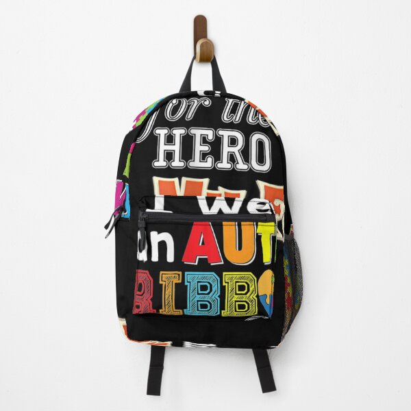 Item preview, I Wear An Autism Ribbon For My Hero Friend Rainbow Puzzle  designed and sold by aguilaro.