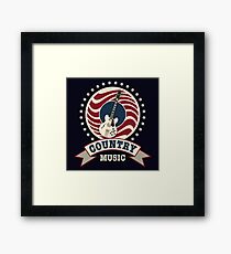 Country Music Framed Print