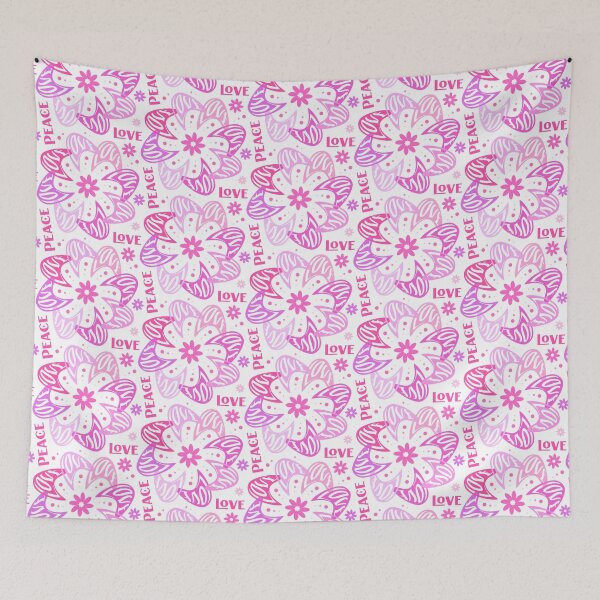 Item preview, Love and Peace Romantic Modern Hippie designed and sold by AntiqueImages.