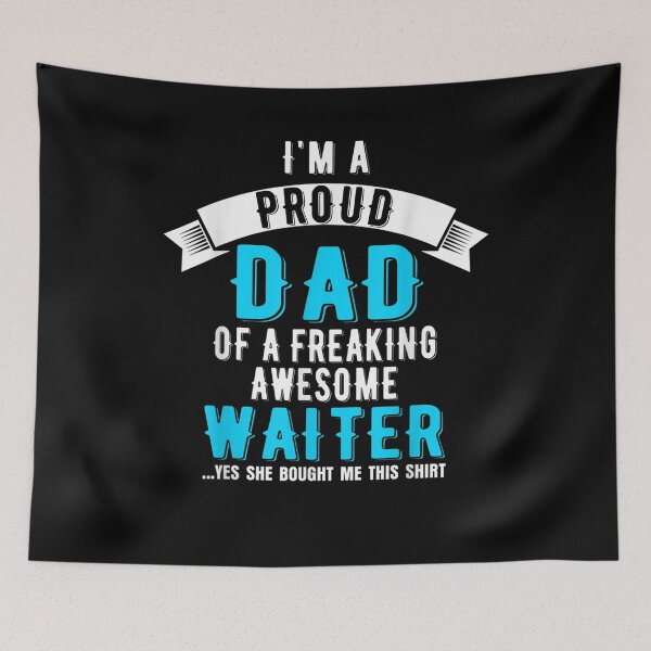 Item preview, Mens Waiter Dad Bartender Father's Day  designed and sold by aguilaro.