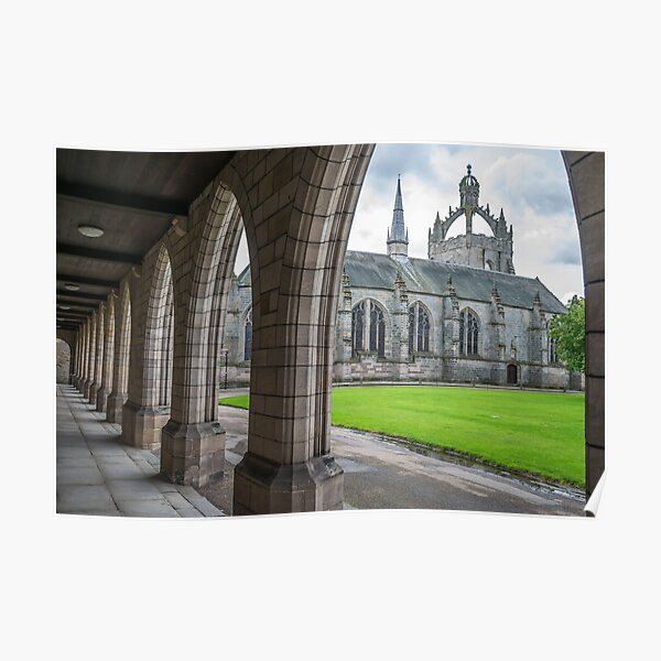 Aberdeen King's College view Poster