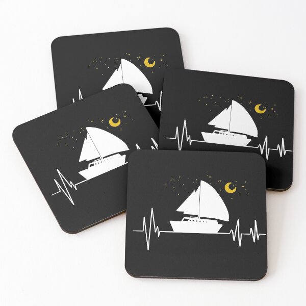 Item preview, Sailboat Heartbeat, Boat Sailing Gift, Boat Lover Cool Sailing, Funny Sailboat designed and sold by ImBAEBAE7shop.