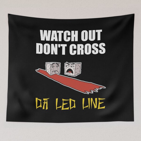 Item preview, Don't cross the red line For darks designed and sold by Redinsart.