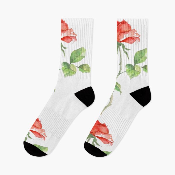 Item preview, Red Rose in Watercolour designed and sold by Julie Pickering.