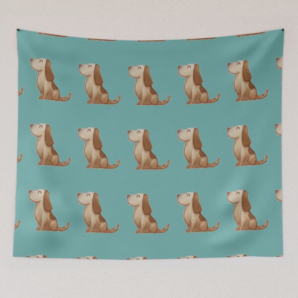 Item preview, Little Floppy Eared Puppy Dog Sketch Cartoon Illustration designed and sold by stilo29.