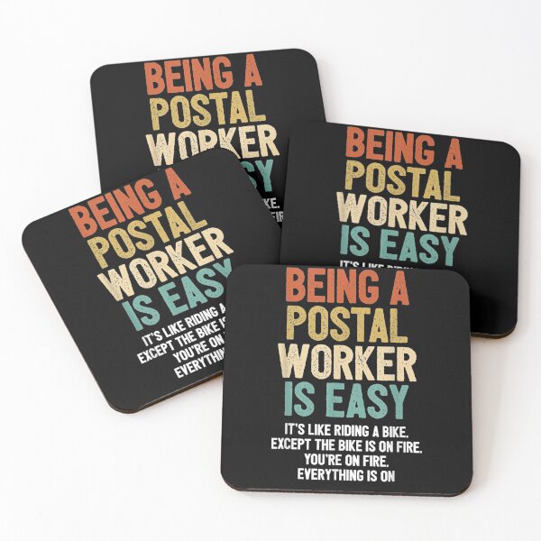 Item preview, Funny Postal Worker Mail Carrier Postman Mailman I It's Easy  designed and sold by aguilaro.