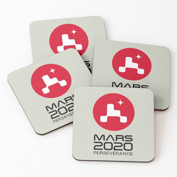 Item preview, Mars 2020 Perseverance logo NASA (black) designed and sold by SolidEarthArt.
