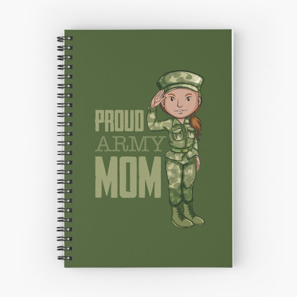 Item preview, Proud Army Mom! (on Green) designed and sold by PawsitiveMum.