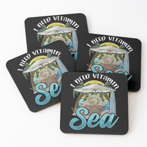 Item preview, Vintage I Need Vitamin Sea Beach Vacation Ocean Love Graphic  designed and sold by aguilaro.