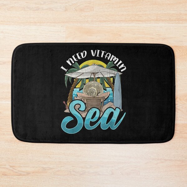 Item preview, Vintage I Need Vitamin Sea Beach Vacation Ocean Love Graphic  designed and sold by aguilaro.