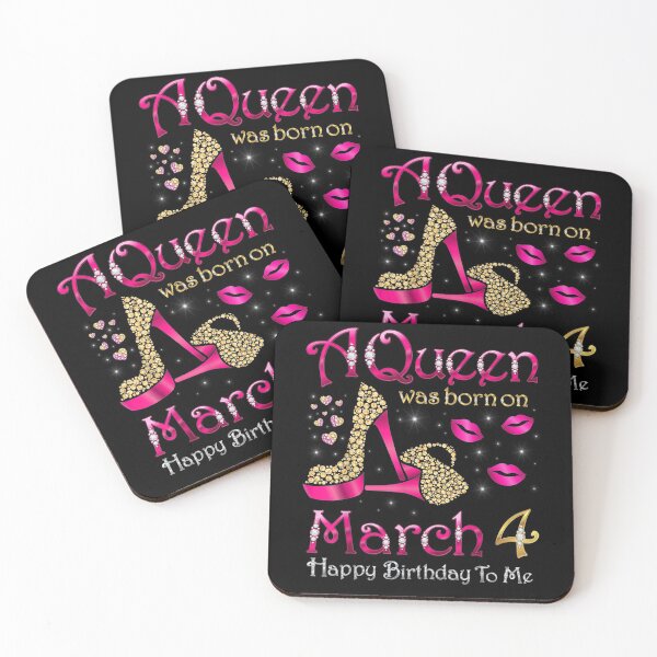 Item preview, A Queen Was Born On March 4 Happy Birthday To Me March B Day  designed and sold by aguilaro.