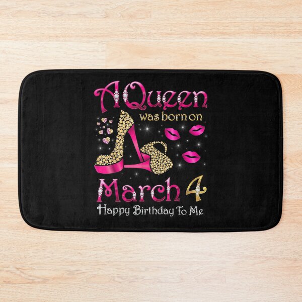Item preview, A Queen Was Born On March 4 Happy Birthday To Me March B Day  designed and sold by aguilaro.