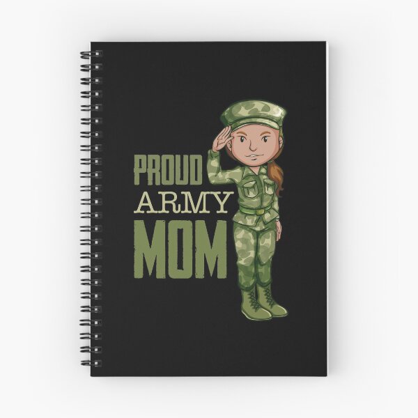 Item preview, Proud Army Mom! (on Black) designed and sold by PawsitiveMum.