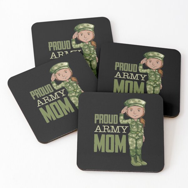 Item preview, Proud Army Mom! (on Black) designed and sold by PawsitiveMum.