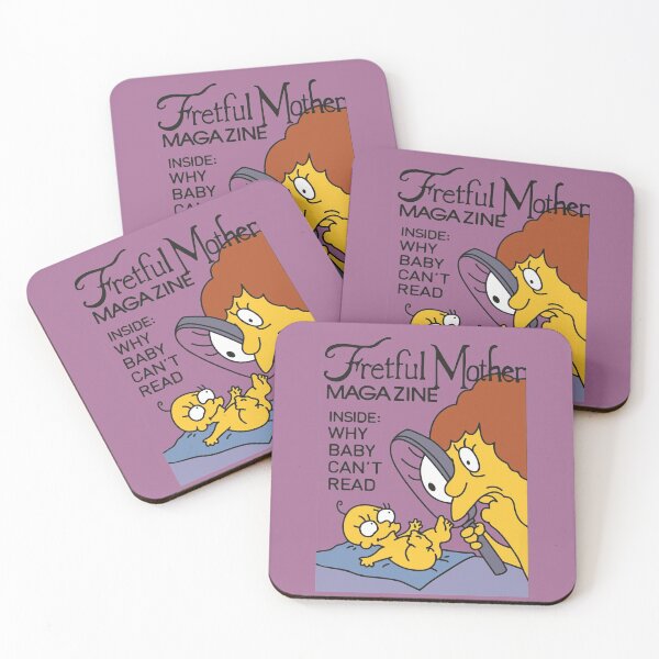 Item preview, Fretful Mother Funny The Simpsons Inspired Magazine From 90's Cartoons designed and sold by CompuGlobalCorp.