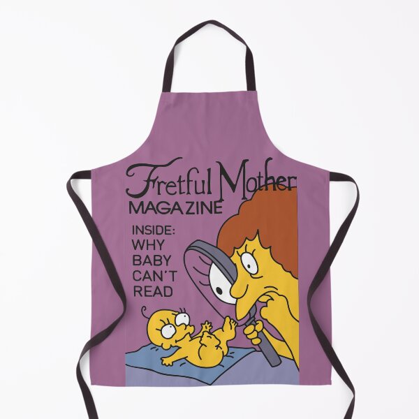 Item preview, Fretful Mother Funny The Simpsons Inspired Magazine From 90's Cartoons designed and sold by CompuGlobalCorp.