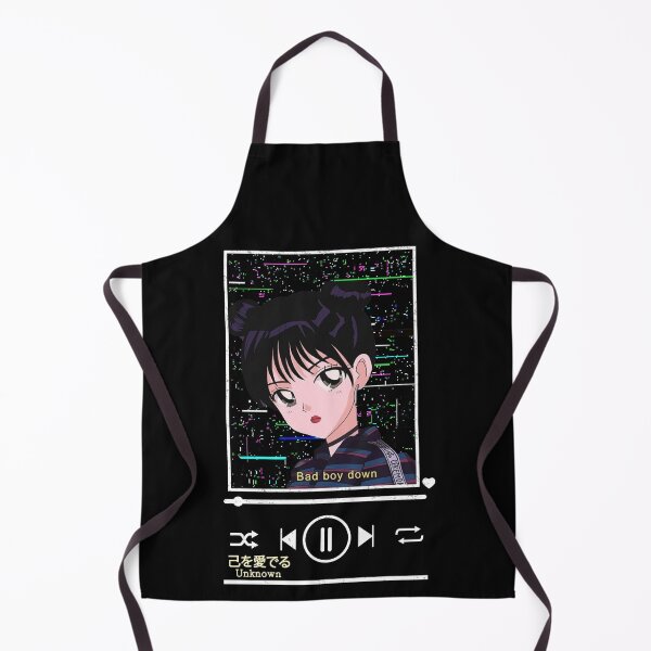 Item preview, Anime Girl Japanese Aesthetic anime Otaku Music player Theme designed and sold by CHAMSING INK.