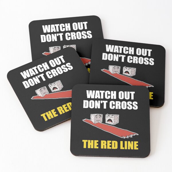 Item preview, Don't cross the red line For darks Again designed and sold by Redinsart.
