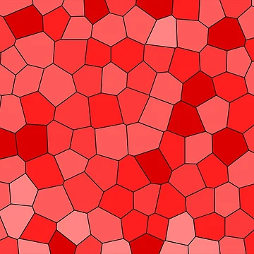 Artwork thumbnail, Red Colorful Pattern by MagicSpread
