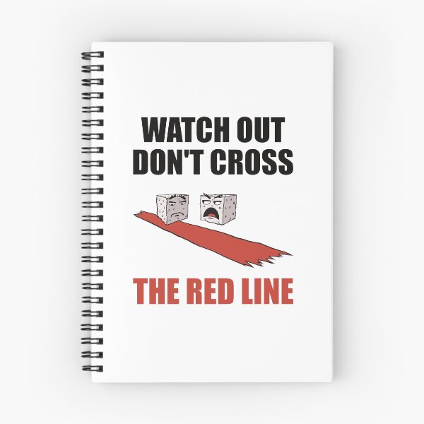 Item preview, Do not cross the red line again designed and sold by Redinsart.