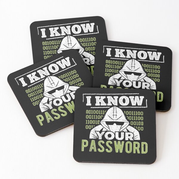 Item preview, I Know Your Password Cyber Hacker Computer  designed and sold by aguilaro.