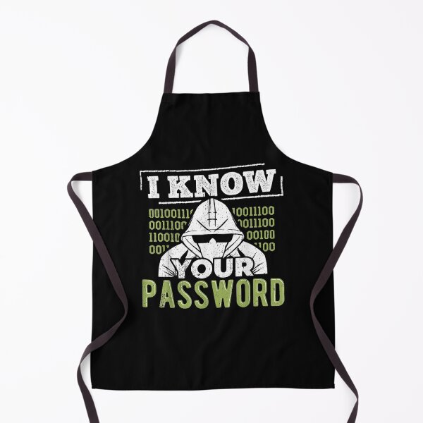Item preview, I Know Your Password Cyber Hacker Computer  designed and sold by aguilaro.