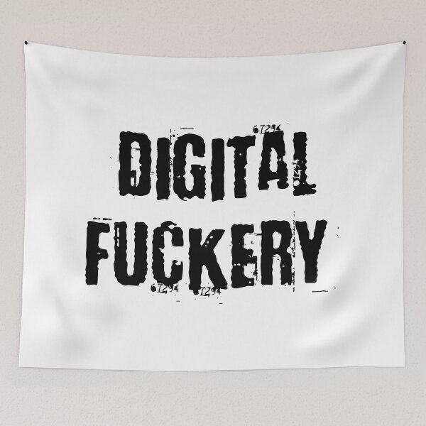 Item preview, Digital Fuckery Black designed and sold by WPahat.