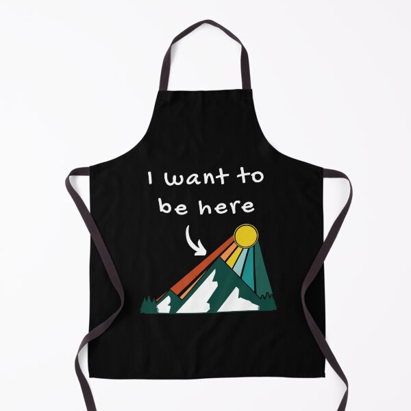 Item preview, I want to be here mountain rainbow sun design designed and sold by Ollie P. Leo.