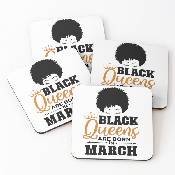 Item preview, Black queens are born in march designed and sold by 1PRINTORA1.