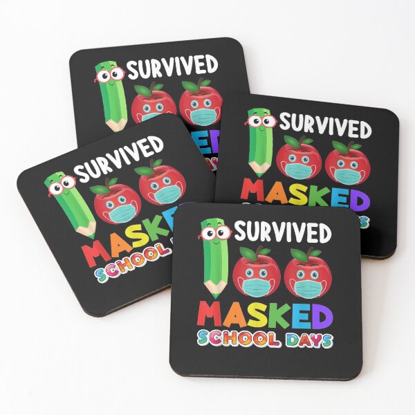Item preview, 100 Days I Survived 100 Masked School Days  designed and sold by aguilaro.