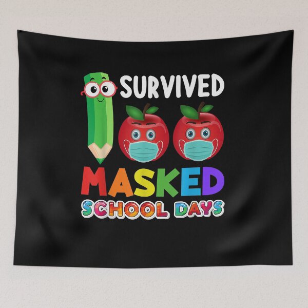 Item preview, 100 Days I Survived 100 Masked School Days  designed and sold by aguilaro.