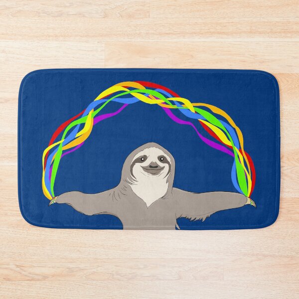 Artikelvorschau, Rollfaultier Regenbogen entworfen und verkauft von Casey Wilkinson.