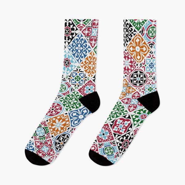 Item preview, Diseño de azulejos portugueses - Patrón de mosaico de colores designed and sold by ohaniki.