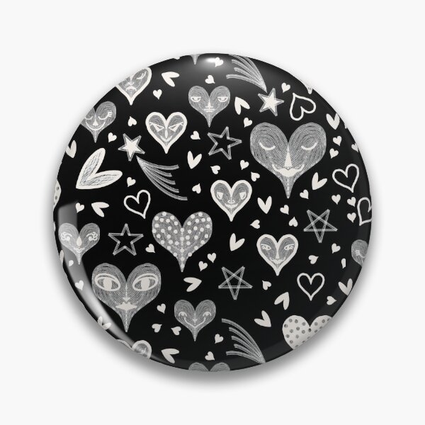 Item preview, Funny heart face, love hearts & shooting stars, sketch designed and sold by Melanie-Palmer.