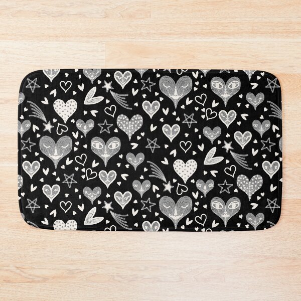 Item preview, Funny heart face, love hearts & shooting stars, sketch designed and sold by Melanie-Palmer.