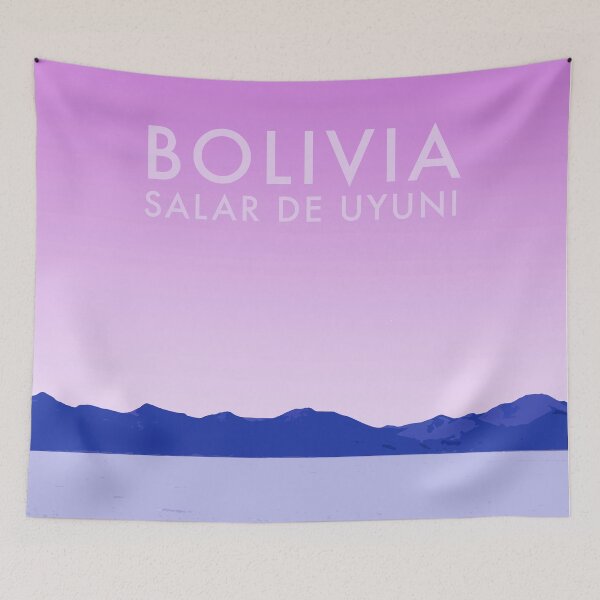 Item preview, Salar De Uyuni Travel Poster designed and sold by Madeleine Deaton.
