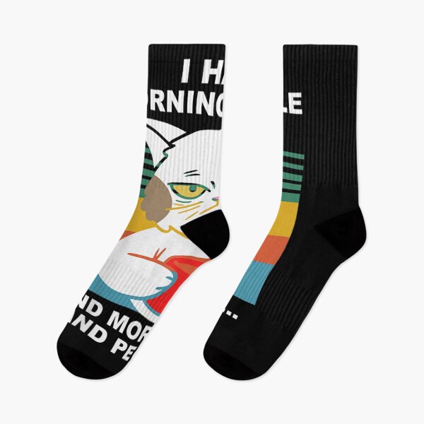 Item preview, I Hate Morning People And Mornings And People Cat Coffee  designed and sold by aguilaro.