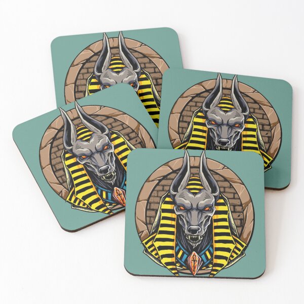 Item preview, Anubis Egyptian God Anubis Face designed and sold by foolstemper.