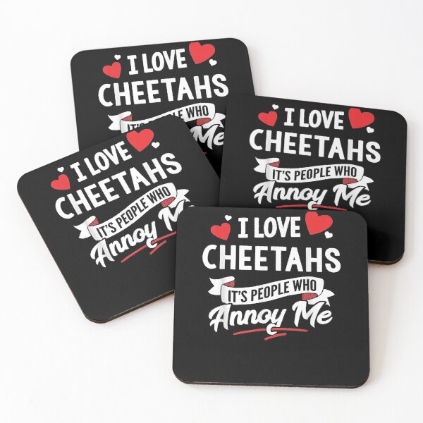 Item preview, Cheetahs Gift I Love Cheetahs  designed and sold by aguilaro.