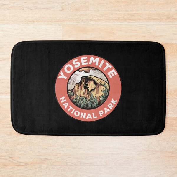 Item preview, Half Dome Yosemite Retro Badge designed and sold by HalpinDesign.