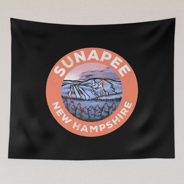 Item preview, Mt Sunapee NH Retro Badge designed and sold by HalpinDesign.
