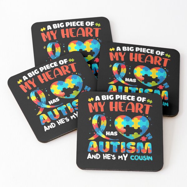 Item preview, A Big Piece Of My Heart Has Autism And He's My Cousin Gift  designed and sold by aguilaro.