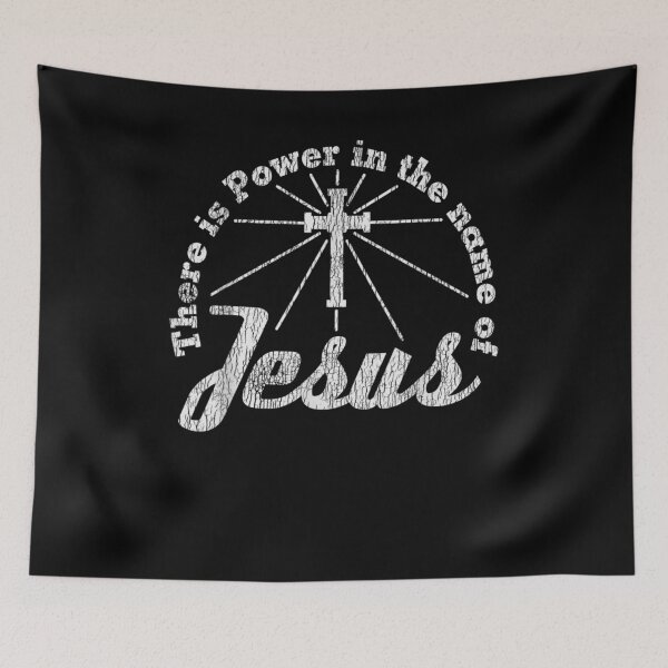 Item preview, There Is Power In The Name Of Jesus Christ Cross Christian  designed and sold by aguilaro.