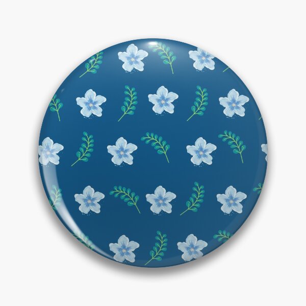 Item preview, blue flower designed and sold by Tarathai.