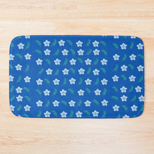 Item preview, blue flower designed and sold by Tarathai.