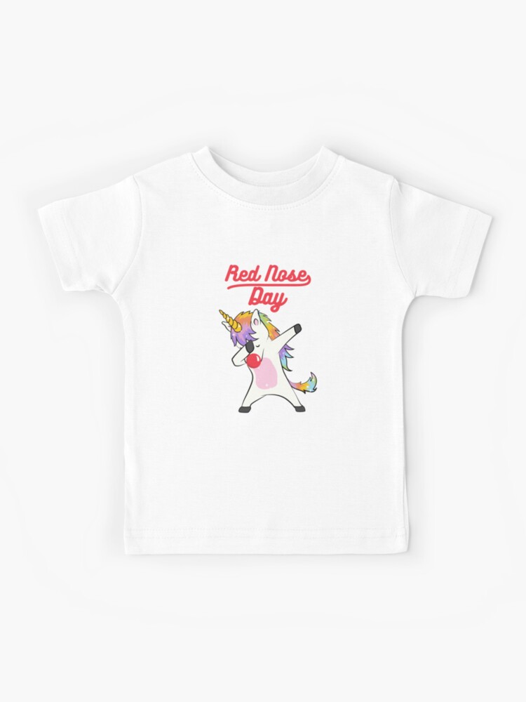 kids red nose t shirt