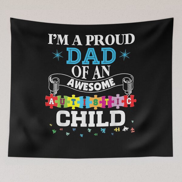 Item preview, I'm A Proud Dad Of An Freaking Awesome Autistic Child  designed and sold by aguilaro.
