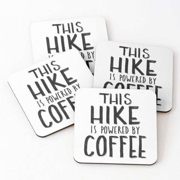 Artikelvorschau, This Hike is Powered by Coffee entworfen und verkauft von HalpinDesign.